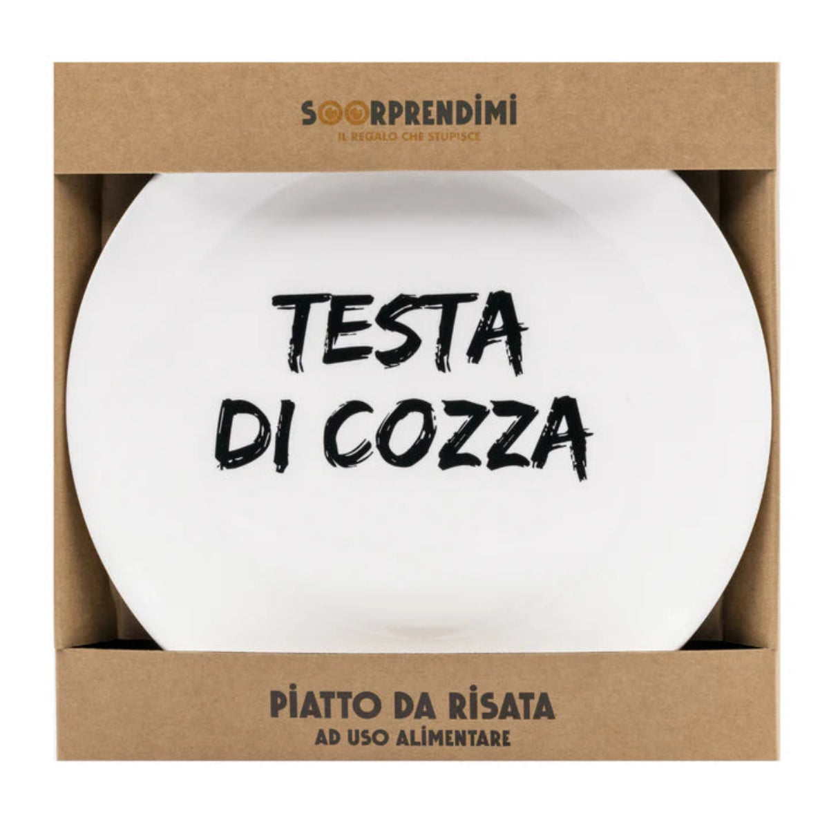 Piatto in ceramica "Testa di cozza" Soorprendimi