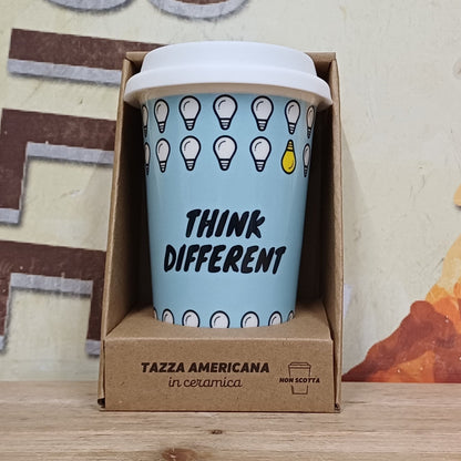 Tazza in ceramica "Think different" Soorprendimi