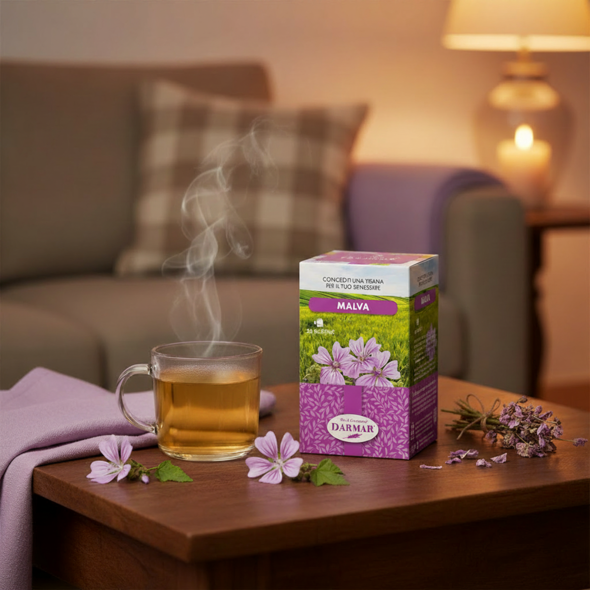 Tisana alla Malva Darmar - tisana dorata corretta
