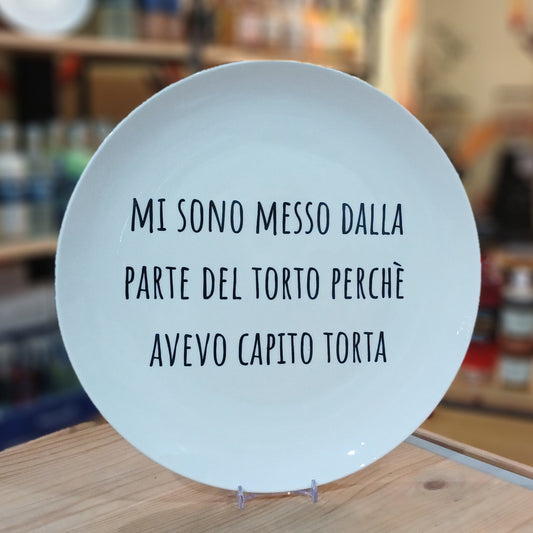 Piatto in ceramica "Torta"