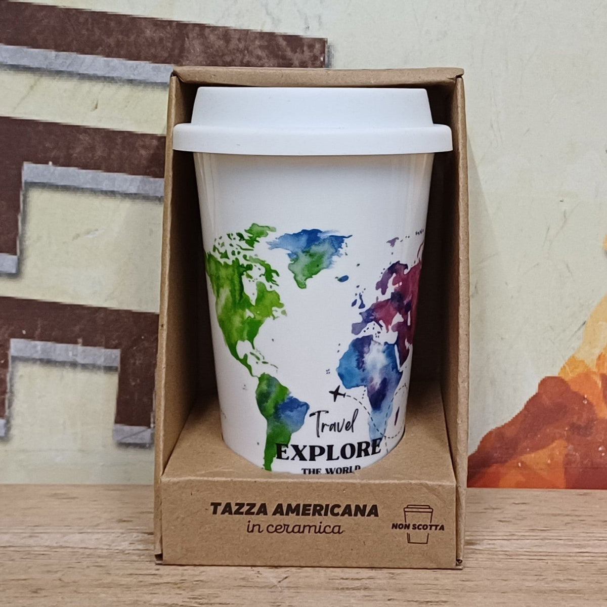 Tazza in ceramica "Travel" Soorprendimi