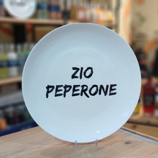Piatto in ceramica "Zio Peperone"