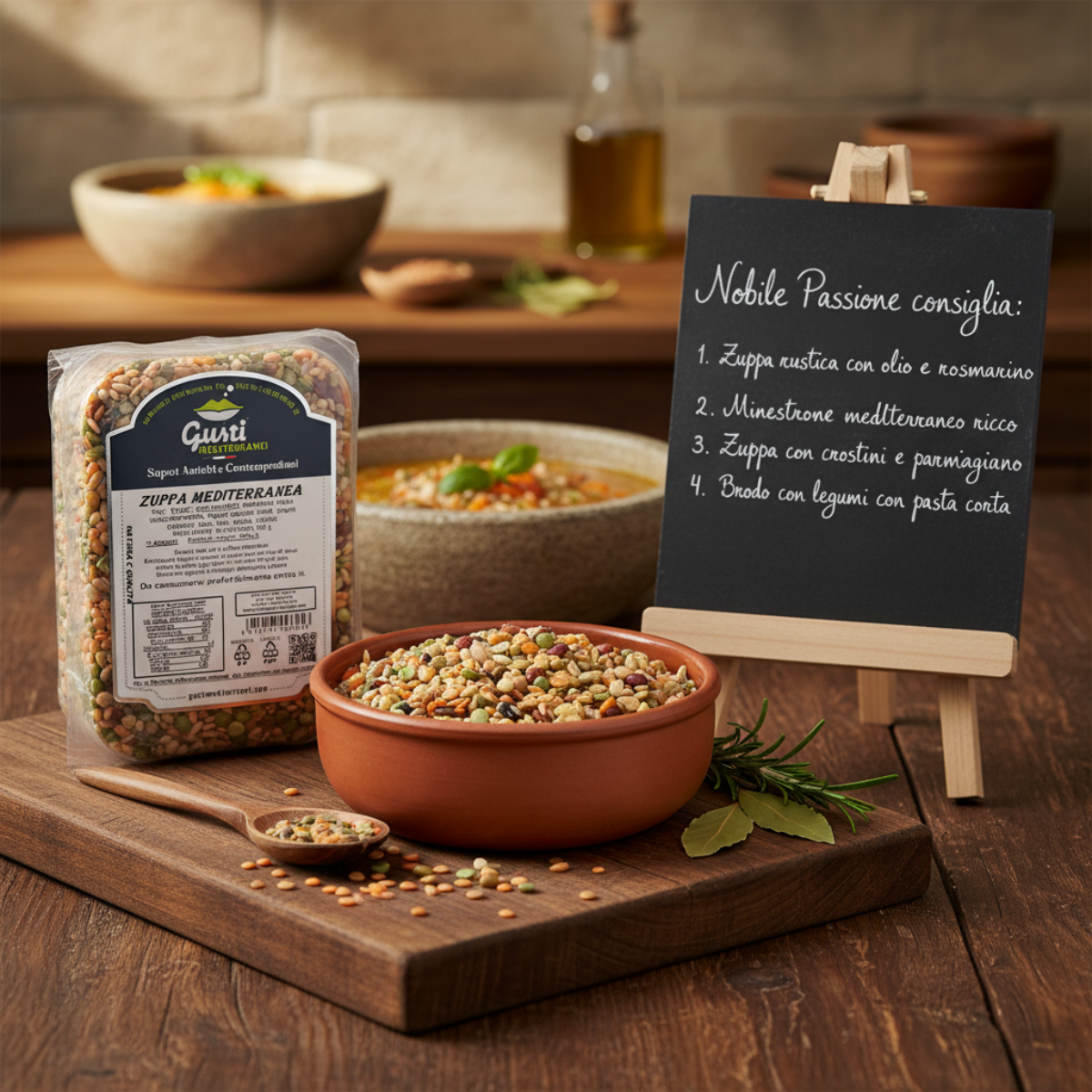 Zuppa Mediterranea — Frame Snack Board